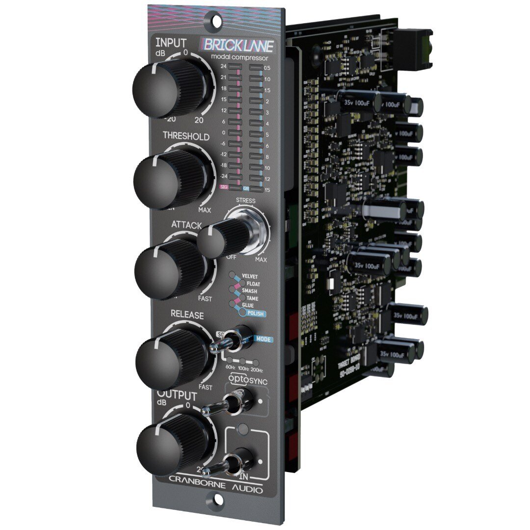 Volcana Brainstorm Cranborne Audio Brick Lane 500 - Modal PWM Compressor for 500 Series